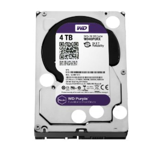 4 TB W.DIGITAL PURPLE 7x24 
